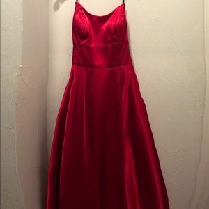 Red prom dress